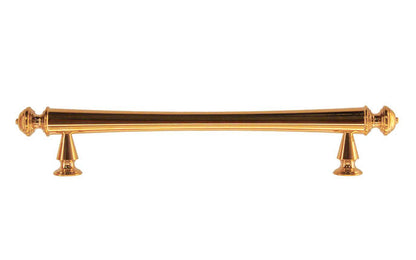 Solid Brass Elegant Handle ~ 5" On Centers ~ Lacquered Brass Finish
