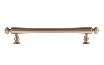 Solid Brass Elegant Handle ~ 5" On Centers ~ Brushed Nickel Finish