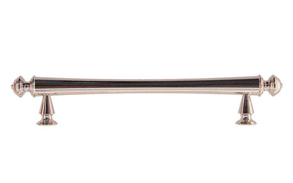 Solid Brass Elegant Handle ~ 5" On Centers ~ Polished Nickel Finish