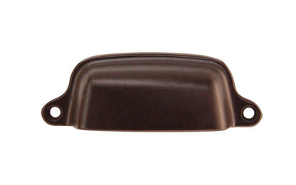 Vintage-style Hardware · Traditional & Classic Solid Brass Bin Pull. 3" On Centers Made of high quality solid brass. 3" spacing of screw holes. Thick & smooth edges for a comfortable grip. Oil Rubbed Bronze Finish
