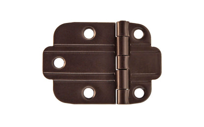 Solid Brass "Art Deco" Hinge ~ Oil Rubbed Bronze Finish