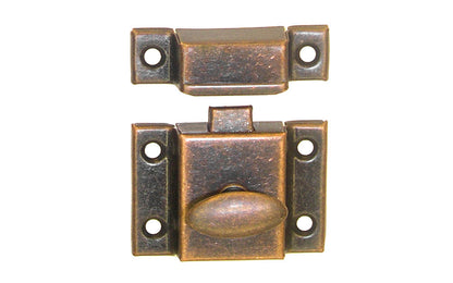 Stamped Steel Cabinet Latch ~ Vertical View