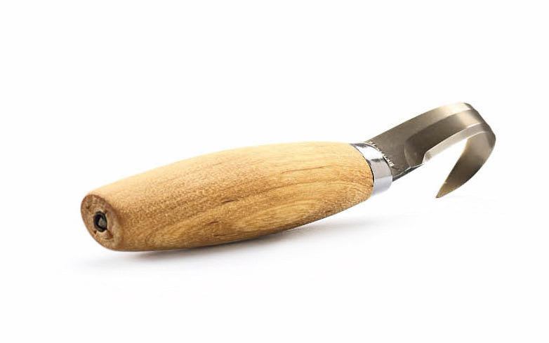 "Eric Frost" Mora of Sweden Wood Carving Hook Knife No. 164 ~ Tang Extends Through Handle