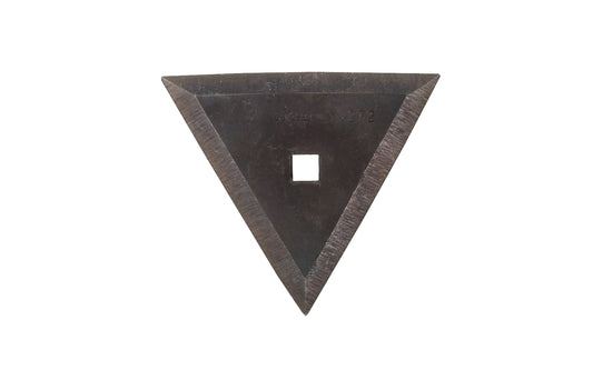A quality USA-made Triangle Scraper Blade No. 272-B made by C.S. Osborne. The blade is made of carbon steel & tempered. It has a special triangle shape. It is a great wood scraper blade for general woodworking & scraping purposes. Designed as a replacement blade for CS Osborne Scraper Model 272. Made in USA