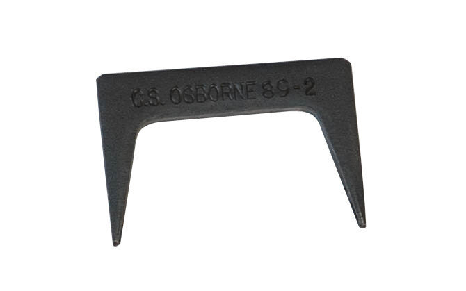 The CS Osborne Pinch Dog ~ 2" Length is hardened & tempered for long lasting use and holds wood material tightly together. Made in the USA.