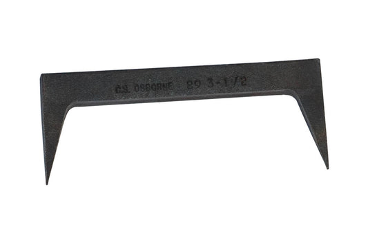 The CS Osborne Pinch Dog ~ 3-1/2" Length is hardened & tempered for long lasting use and holds wood material tightly together. Made in the USA.