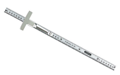 General Tools 6" Flexible Stainless Steel Rule With Pocket Clip ~ Model No. 301/1 ~ Made in USA ~ 038728320469
