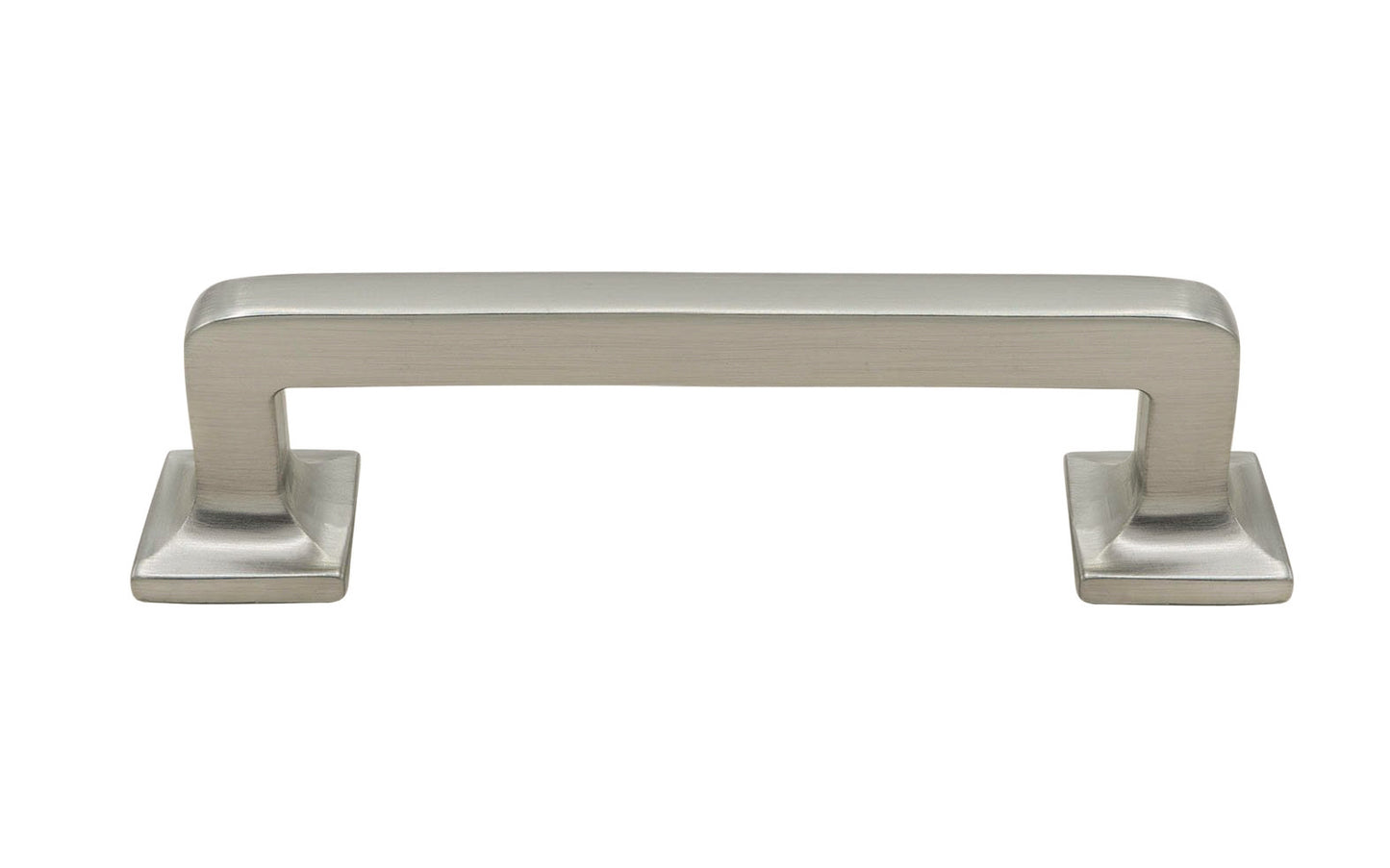 Vintage-style Hardware · Arts & Crafts Style Solid Brass Handle ~ 4" On Centers. Traditional & classic Arts & Crafts style ~ Made of high quality solid brass ~ 4" spacing of screw holes ~ May be mounted horizontally or vertically. Arts and Crafts Style Solid Brass Handle. Brushed Nickel.