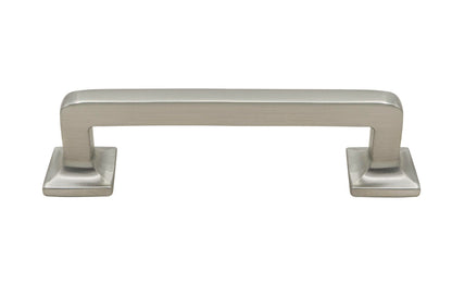 Vintage-style Hardware · Arts & Crafts Style Solid Brass Handle ~ 4" On Centers. Traditional & classic Arts & Crafts style ~ Made of high quality solid brass ~ 4" spacing of screw holes ~ May be mounted horizontally or vertically. Arts and Crafts Style Solid Brass Handle. Brushed Nickel.