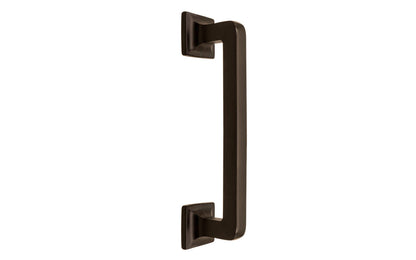 Vintage-style Hardware · Arts & Crafts Style Solid Brass Handle ~ 4" On Centers. Traditional & classic Arts & Crafts style ~ Made of high quality solid brass ~ 4" spacing of screw holes ~ May be mounted horizontally or vertically. Arts and Crafts Style Solid Brass Handle. Oil Rubbed Bronze