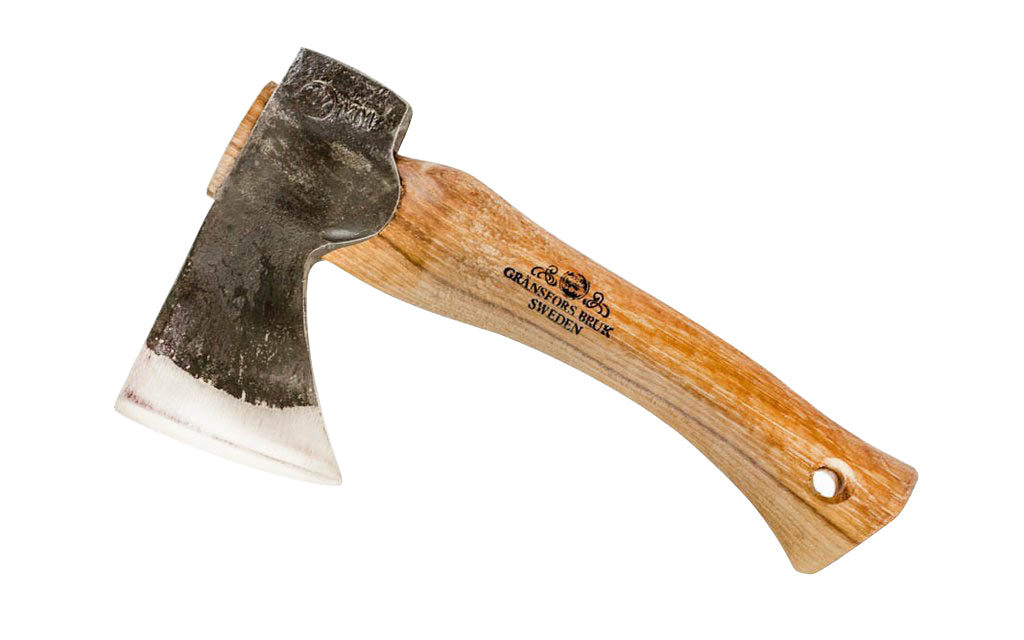 Gransfors Bruks Mini Hatchet No. 413 ~ Made in Sweden ~ Made of the highest quality Swedish steel ~ Hand-forged with excellent craftsmanship ~ Razor-sharp edge ~ Since 1902