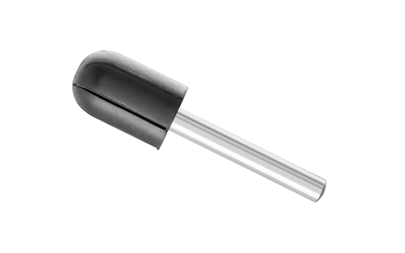 Pferd 5/8" x 1" Policap Expanding Radius Rubber Head. 1/4" shank diameter. Max RPM:  30000 RPM. Model 42024. Made in Germany.