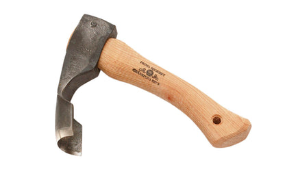 Gransfors Bruk Small Gutter Adze No. 478 ~ The adze, or tväryxa as it is traditionally called, is basically like a larger gouge you can chop with. It has a number of woodworking uses such as hollowing out timber, making troughs, & special notchwork. The Small Gutter Adze is usually kept for when the user is working close to the material, making a shorter handle preferable.