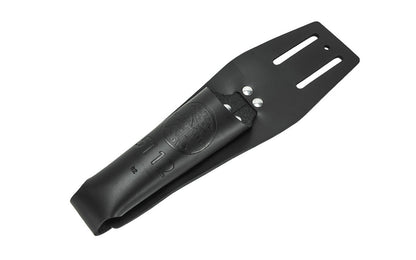 Klein Leather Pliers Holder - Closed Bottom - 5112 - Made in USA ~ Slotted to fit belts up to 2" wide ~ Riveted leather construction for long life - Pockets for 7", 8" or 9" side-cutting pliers  - Closed bottom prevents nose of pliers from protruding & wearing or tearing your clothes - Leather Tool Pouch Holder - Model 5112