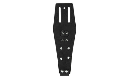 Klein Leather Pliers Holder - Closed Bottom - 5112 - Made in USA ~ Slotted to fit belts up to 2" wide ~ Riveted leather construction for long life - Pockets for 7", 8" or 9" side-cutting pliers  - Closed bottom prevents nose of pliers from protruding & wearing or tearing your clothes - Leather Tool Pouch Holder - Model 5112