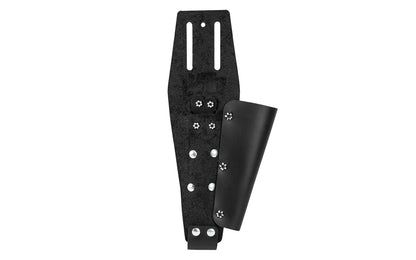 Klein Leather Pliers & Screwdriver Holder - 5118S - Made in USA ~ Slotted to fit belts up to 2" wide ~ Riveted leather construction for long life - Pockets for 7", 8" or 9" side-cutting pliers & screwdrivers - Leather Tool Pouch Holder