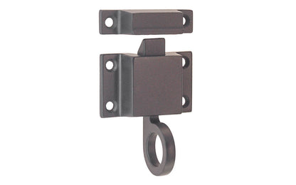Solid Brass Transom Window Latch ~ 1-7/8" x 1-1/8" ~ Oil Rubbed Bronze Finish
