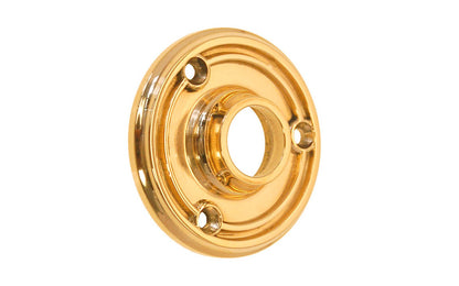 Solid Brass Ring-Design Rosette ~ 2-1/4" Diameter ~ Non-Lacquered Brass (will patina naturally over time) 
