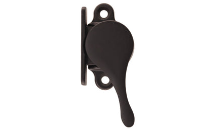 Vintage-style Hardware. Classic & traditional sash stay is designed to hold open windows at any height. The sash holder applies pressure to a window jamb & prevents the window from dropping closed. Great for allowing inside some fresh air without opening the windows completely. Reversible for right or left applications. Solid Brass Material. Oil Rubbed Bronze Finish.