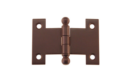 Solid Brass Ball-Tip Parliament Hinge ~ 2-1/2" x 1-3/4" ~ Oil Rubbed Bronze Finish