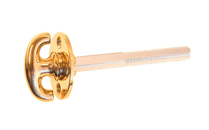 Closet Spindle with Thumb Turn ~ 3" Length ~ Non-Lacquered Brass (will patina over naturally over time)