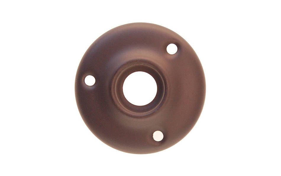 Solid Brass Rosette ~ 2" Diameter ~ Oil Rubbed Bronze Finish