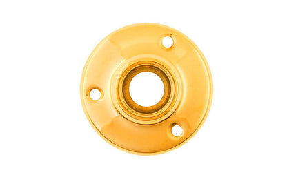 Stamped Brass Rosette ~ 2" Diameter ~ Lacquered Brass Finish