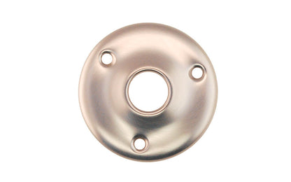 Stamped Brass Rosette ~ 2-1/4" Diameter ~ Brushed Nickel Finish