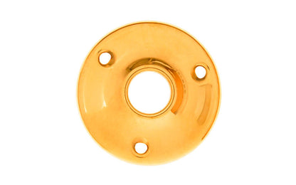 Stamped Brass Rosette ~ 2-1/4" Diameter ~ Non-Lacquered Brass (will patina naturally over time)