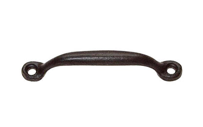 Vintage-style Hardware · Traditional-style ~ Made of cast iron material ~ Satin black Japanned ~ 3" spacing of screw holes ~ Anti-rust powder-coating finish 