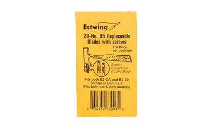 Estwing Replacement Blades for E3-CA & E3-39 ~ Made in the USA