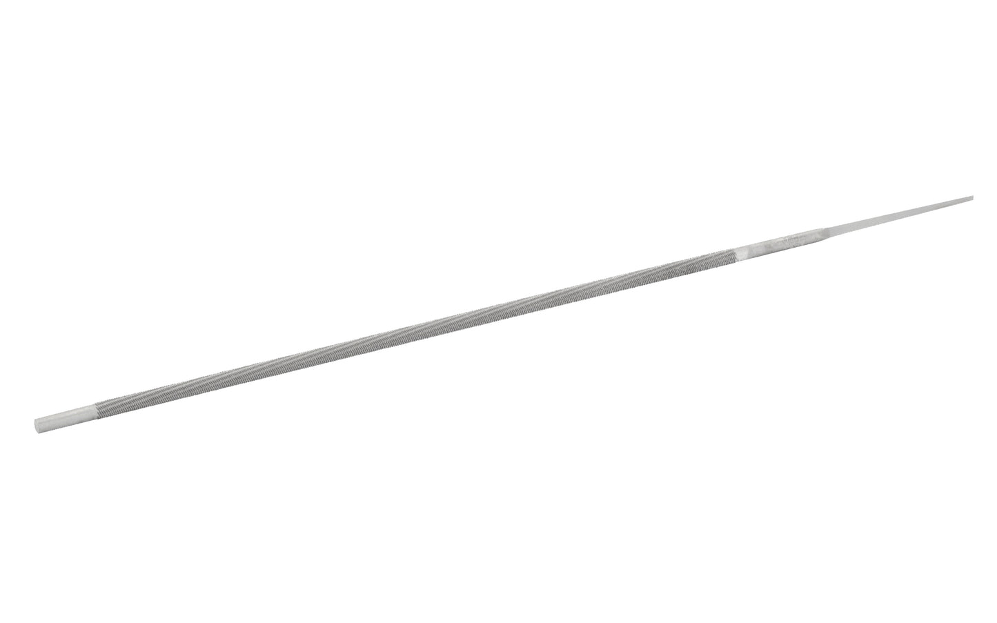 Bahco Round Chain Saw File. A round chainsaw file designed for sharpening of the cutting tooth on the saw chain.  Made in Portugal. 3/16", 1/8", 5/32", 13/64", 7/32", 1/4" sizes. Bahco Round Sharpening File