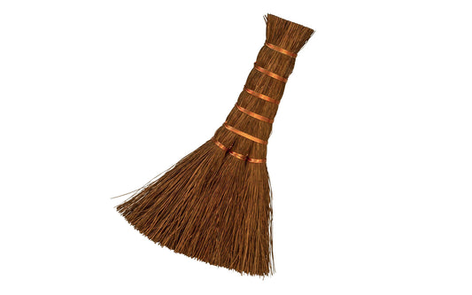 Bonsai Broom Brush ~ Made in Japan · Fine bristles ~ Made of genuine palm strands ~ 6" long ~ 3-1/2" wide brush ~ Excellent for maintenance of Bonsai ~ Great for pottery & stoneware
