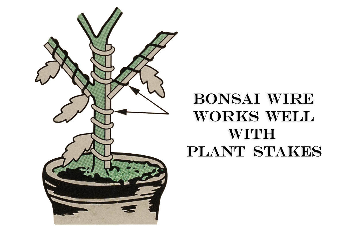 Made in Japan · Made of black coated anodized aluminum ~ 2 mm (3/32") diameter - 100g weight ~ Corrosion resistant ~ Excellent for training & shaping Bonsai