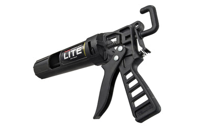 Tajima 'Convoy' Lite Caulking Gun for 10 Oz Tubes / 1/10 Gal. - Model No. CNV-100LT ~ ultra-light caulk gun with a unique twist-lock barrel removal system for fast & easy tube changes - ABS Barrel ~ "Convoy" Lite model - Convoy Lite - Caulk Gun ~ Twin Thrust Plates ~ Removable Barrel ~ For 10 oz tube - Tajima Tools