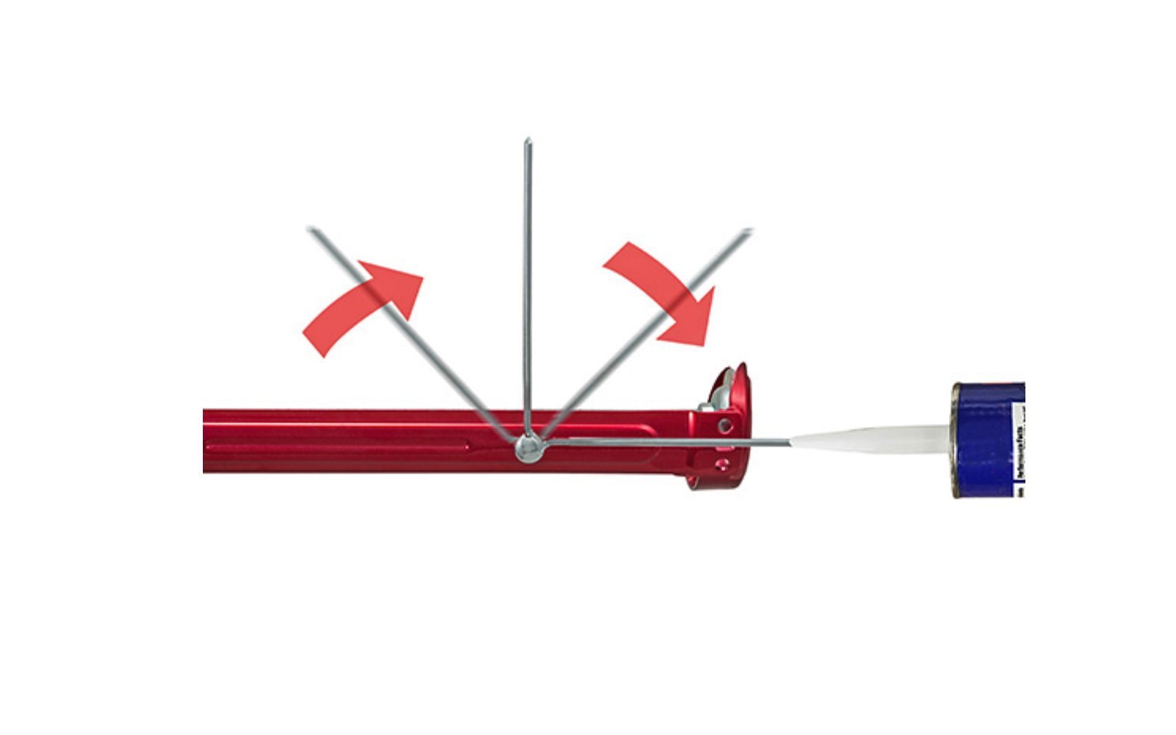 Tajima 'Convoy' Super Caulking Gun for 10 Oz Tubes / 1/10 Gal. - Model No. CNV-100SP - "Convoy" Super model - Designed for 10 oz tubes (1/10 gal. tubes) - 360° rotating handle - Steel welded barrel - Seal puncture pin ~ Auto-flow system