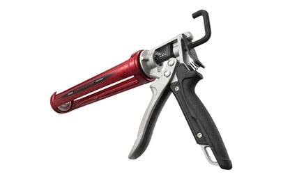 Tajima 'Convoy' Super Caulking Gun for 10 Oz Tubes / 1/10 Gal. - Model No. CNV-100SP - "Convoy" Super model - Designed for 10 oz tubes (1/10 gal. tubes) - 360° rotating handle - Steel welded barrel - Seal puncture pin ~ Auto-flow system