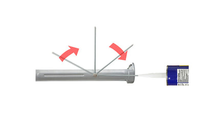 Tajima 'Convoy' Plus II Caulking Gun for 1 Qt Tubes / 1/4 Gal. - Designed for 1 Qt tubes (1/4 gal. tubes) - Model No. CNV-J900PL2 - "Convoy" Plus II model - Steel welded barrel  - 360° rotating handle - Seal puncture - Twin thrust plates - Auto-flow system - J900PL2 - For 1 Quart Tubes - For 1/4 gallon Tubes