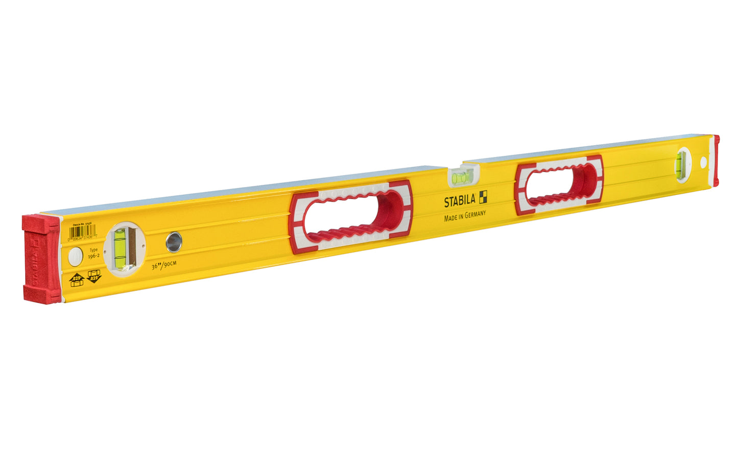Stabila 36" (90 cm) Heavy Duty Level ~ Type 196-2 - No. 37436 ~ Made in Germany