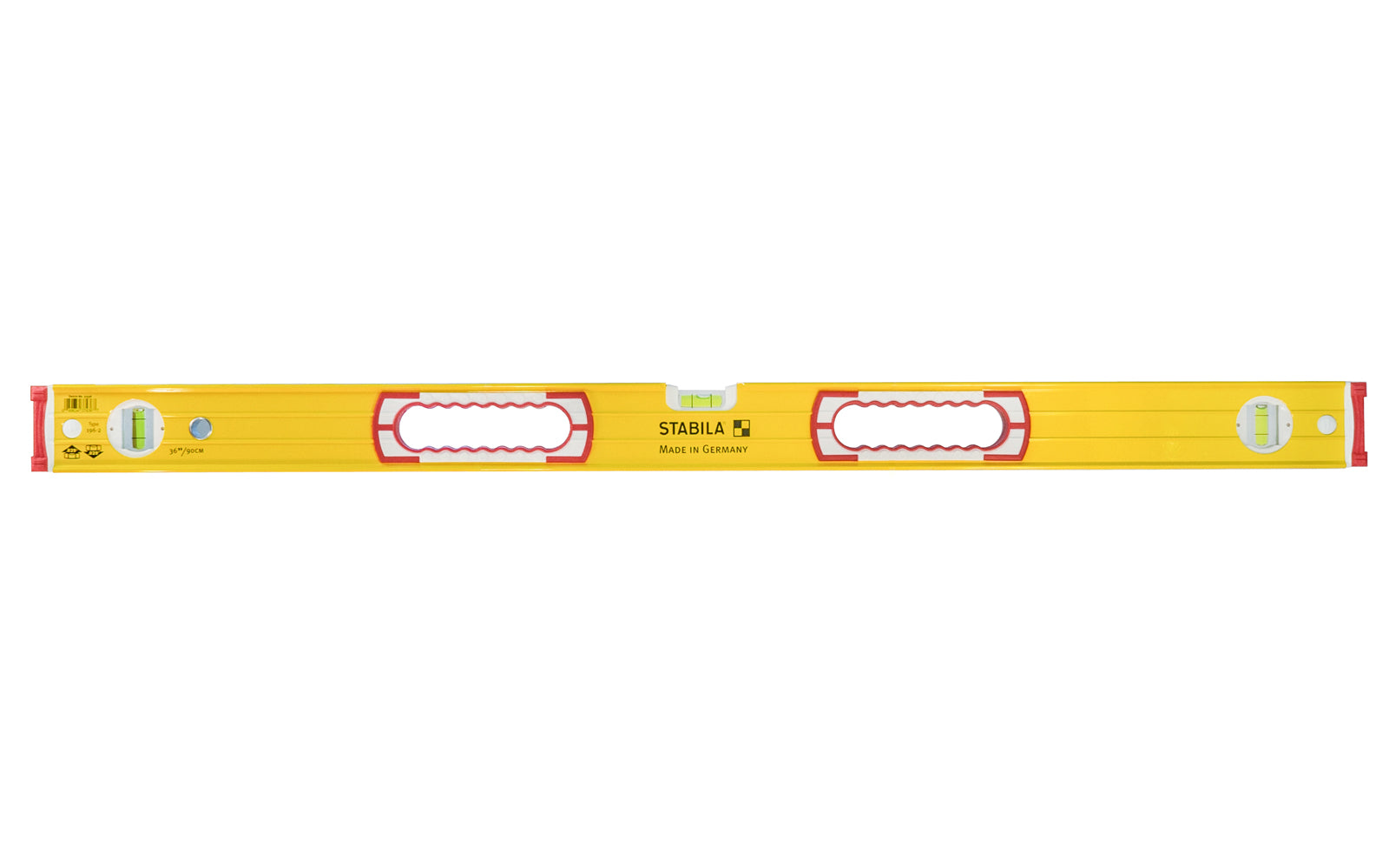 Stabila 36" (90 cm) Heavy Duty Level ~ Type 196-2 - No. 37436 ~ Made in Germany