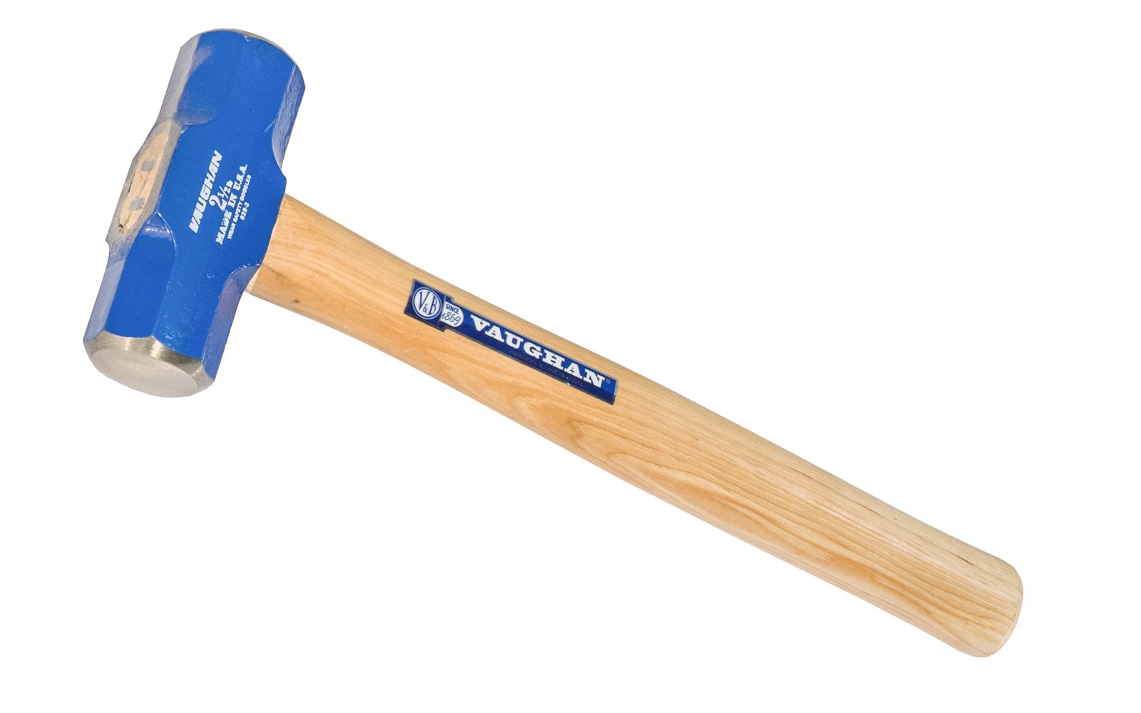 Vaughan Small Hand Sledge Hammer - 2-1/2 lb. ~ No. SDF40 - Made in USA ~ Vaughan Supersteel double-faced hand sledge with polished striking faces & generous bevels