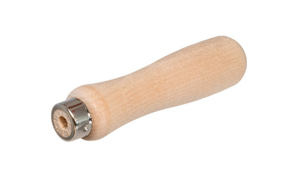 Made in USA ~ Lutz Tool Handle - Made of New England hardwood - Short Ferrule File Handle - Hardwood File Handle - Short Steel Ferrule - Versatile handle for holding files, rasps, tools, chisels, drills, reamers, hex wrenches, saw blades, & many other tools - Shellac finish - zinc-plated to prevent corrosion - Lutz 