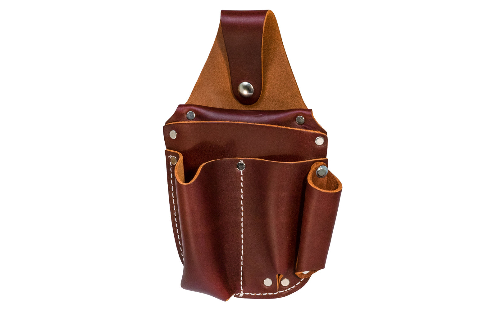 Occidental Leather 5-pocket Organizer Caddy ~ 5053 - Fits up to 2" work belt - Fits in your pocket - Leather Pocket Organizer - Ideal for estimating, troubleshooting, trim out, & more. This "Pocket Caddy" was created specifically for the electrical professional. Includes a pocket suitable for most compact testers