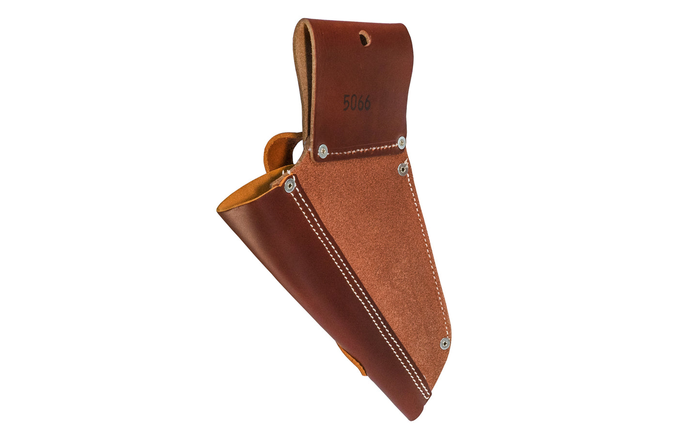 Made in USA - Occidental Leather All leather heavy duty angled body holster for increased balance & comfort with 2 holders for drill or driver bits. Fits most cordless drills. Accepts up to 3" work belt. - Fits up to a 3" work belt - High Quality - Drill Holder - Riveted - Tape Holster - 759244009705 - Leather 