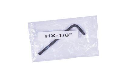 Package 1/8 hex key for set screws on doorknobs