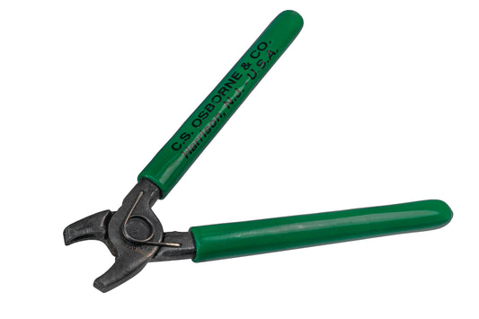 C.S. Osborne Hog Ring Plier ~ Straight, Opening Spring ~ Model  1440-AO ~ Made in USA ~ 096685541341