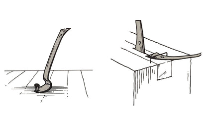 Japanese Dogyu Trim Head Puller & Mini Pry Bar ~ Great for Pulling Up Nails & Staples