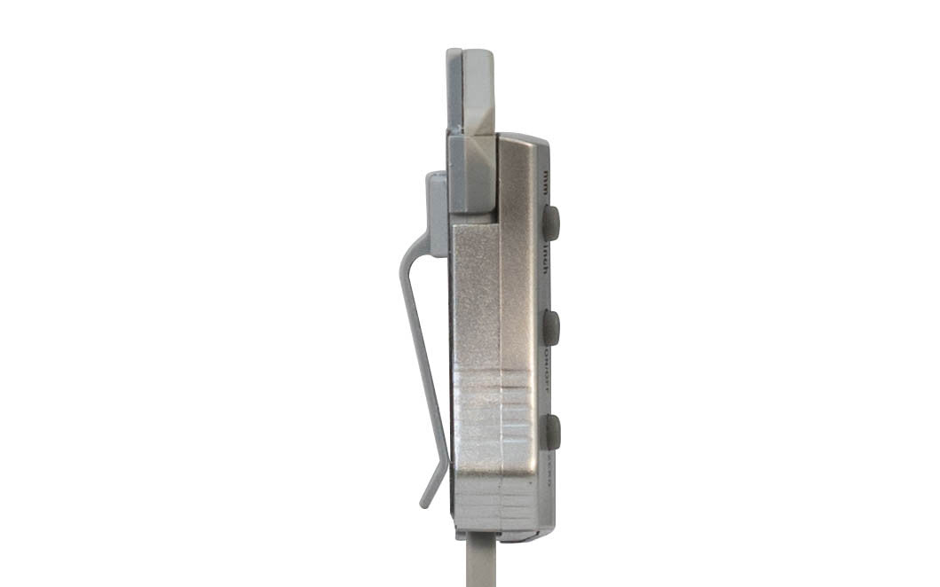 3" Pocket Digital Caliper ~ Side View with Clip