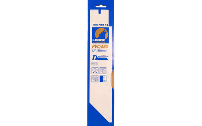 Lenox 12" PVC/ABS Pipe Saw Blade. Cuts on both the push & pull strokes. Designed for use with the Lenox PVC/ABS Pipe Saw. Made in USA. Model 20982-HSB-12. 082472209822