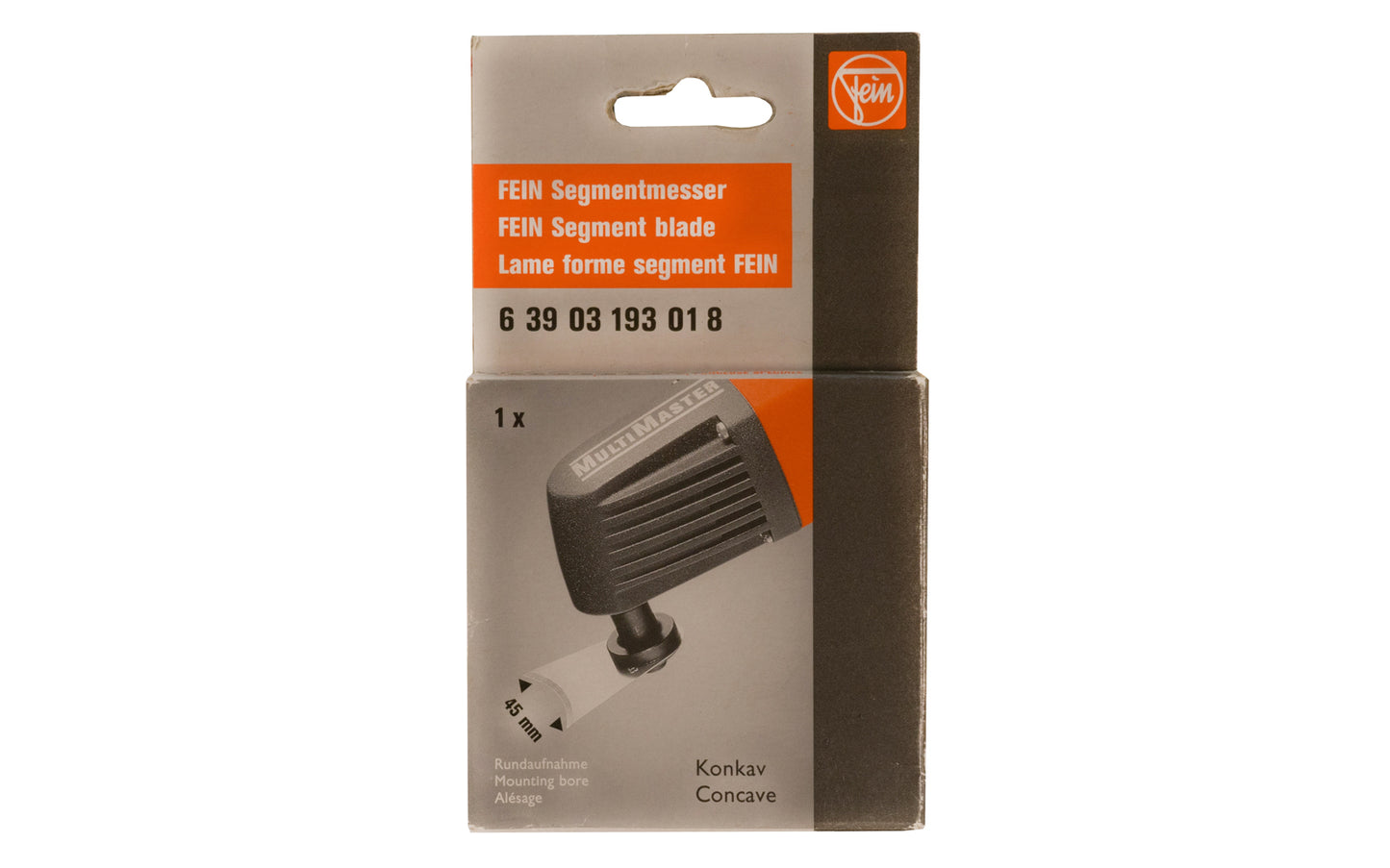 Fein Concave Segment Blade - 63903193018. 4014586218557. Made in Germany.   